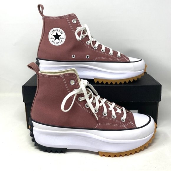 Converse Run Star Hike Platform Shoe For Men Canvas Saddle High Sneakers A00852C - Picture 10 of 11